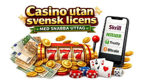 Casino utan svensk licens med snabba uttag